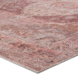 Jaipur Living Ozan Medallion Pink/ Burgundy Runner Rug