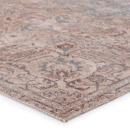 Jaipur Living Parisa Medallion Light Blue/ Light Tan Runner Rug