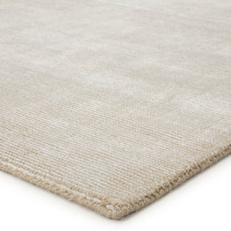 Jaipur Living Kelle Handmade Solid White/ Beige Runner Rug