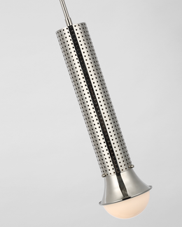 Precision Petite Elongated Pendant - Polished Nickel