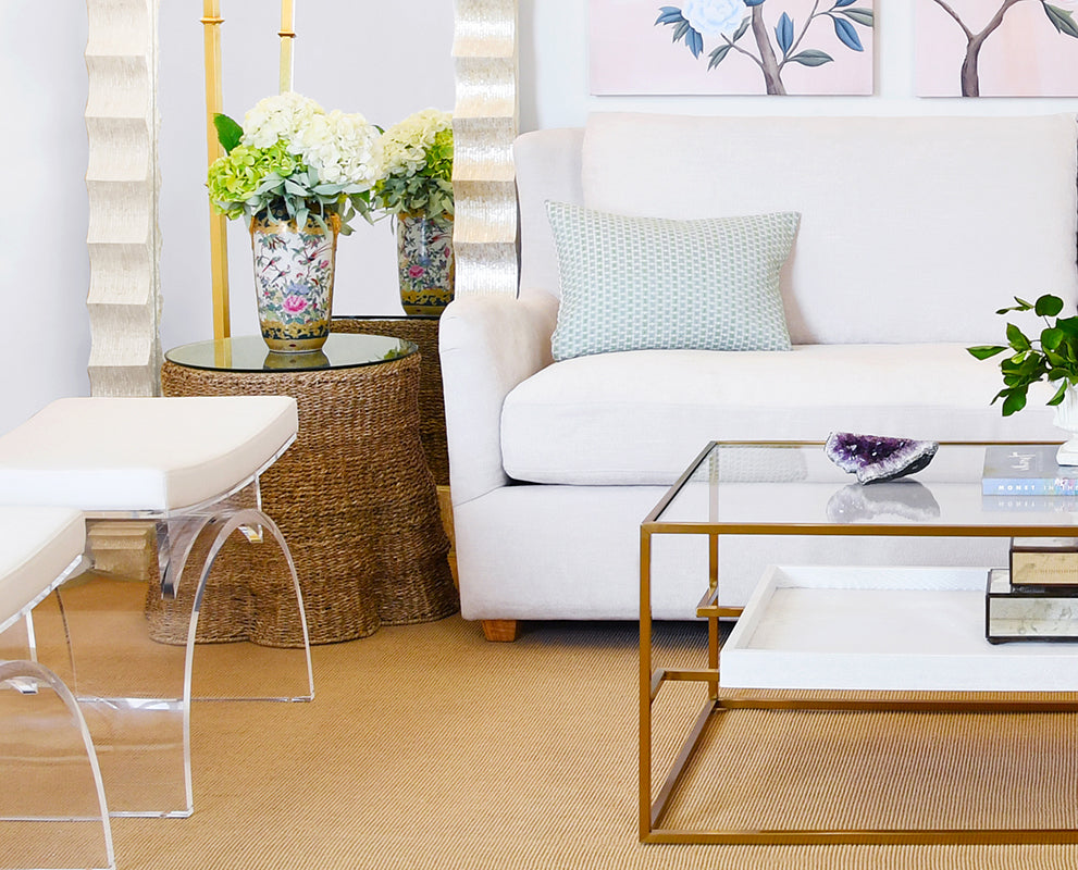 Marlowe White Stool