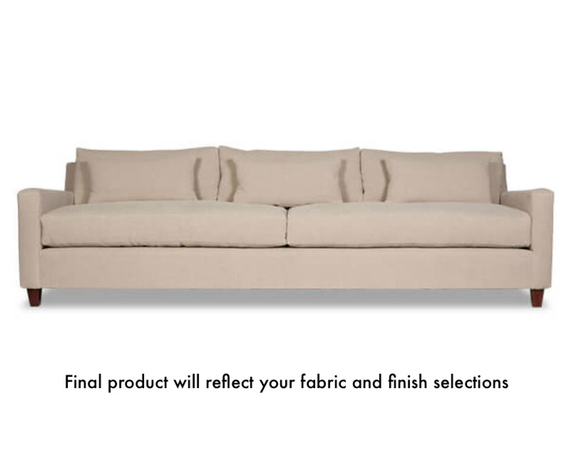 Kathy Sofa, 108" Width, Bench Cushion