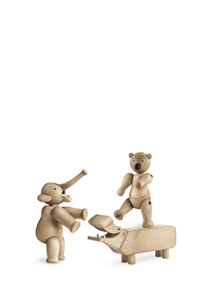 Set Liliput Oak 3 Pcs, Wooden Figurine