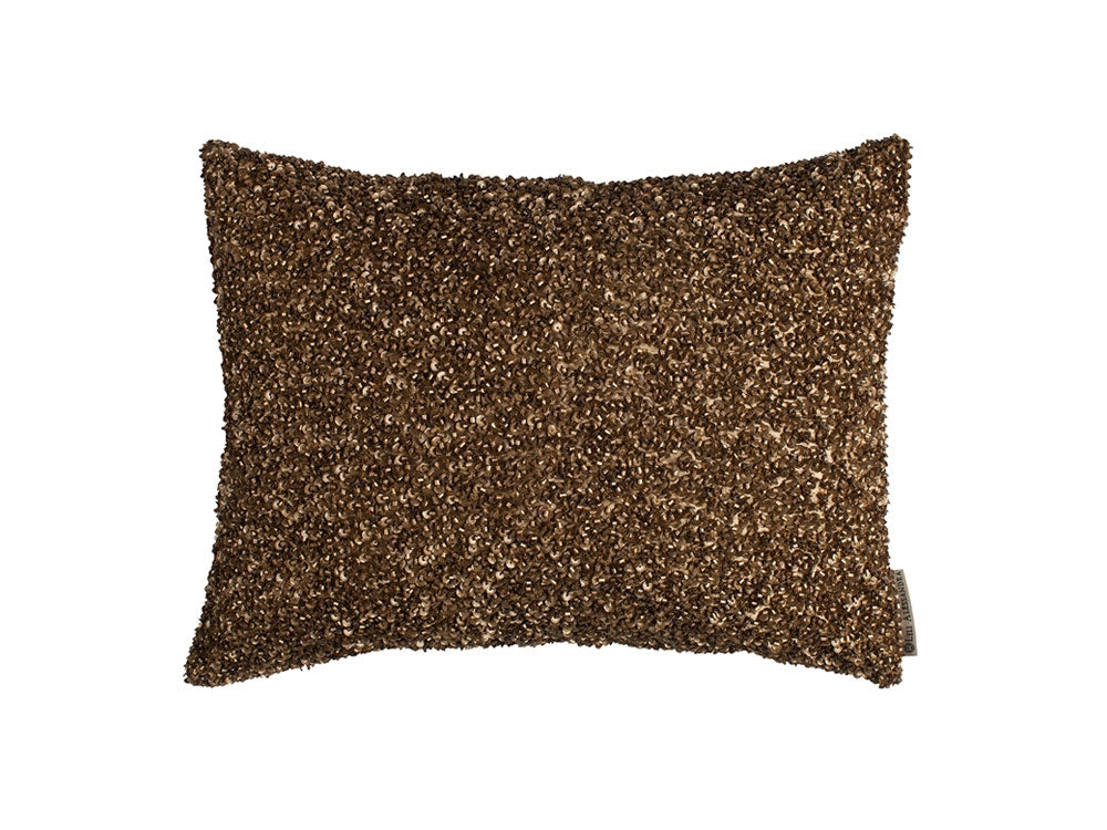 Jewel Small Rectangular Pillow, Copper Beads 12X16