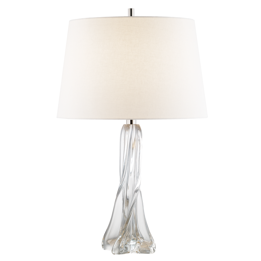 Archer Table Lamp 27" - Polished Nickel