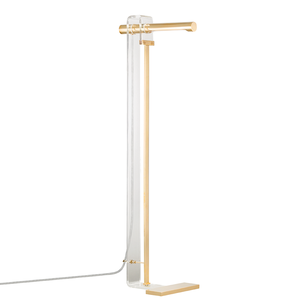 Hillcrest Floor Lamp - Aged Brass