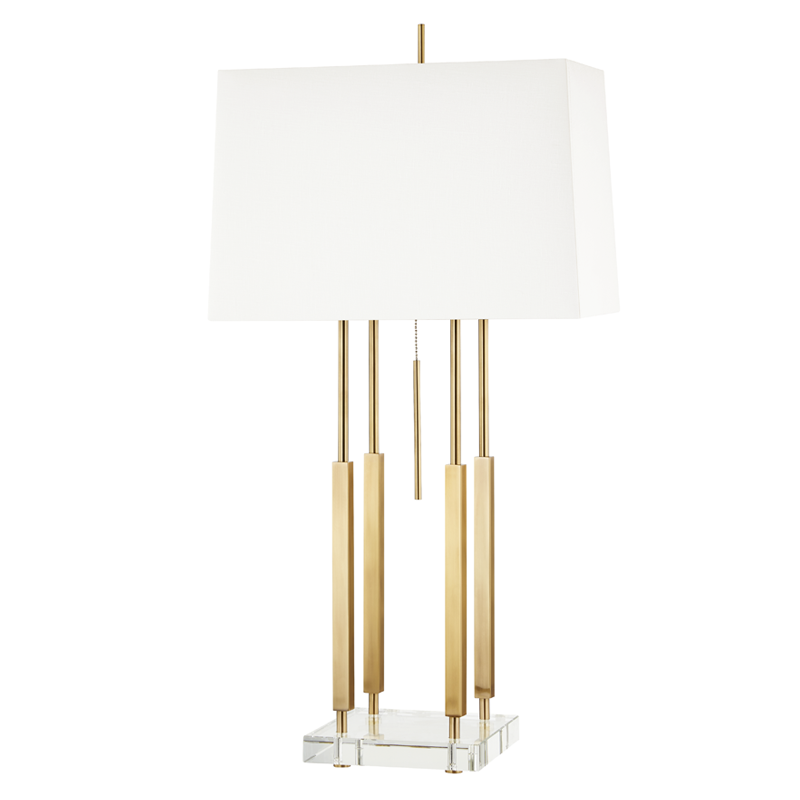 Rhinebeck Table Lamp - Aged Brass