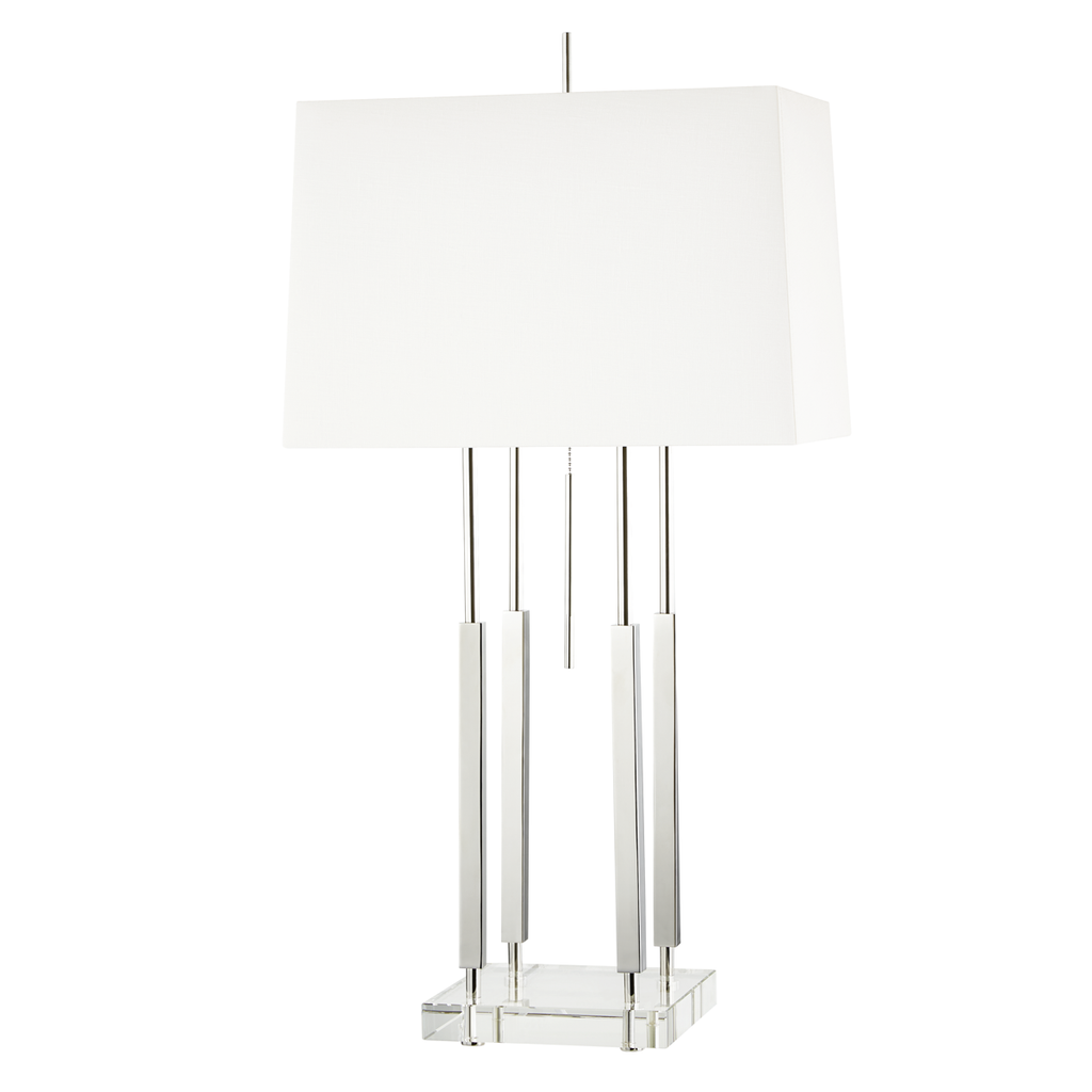 Rhinebeck Table Lamp - Polished Nickel