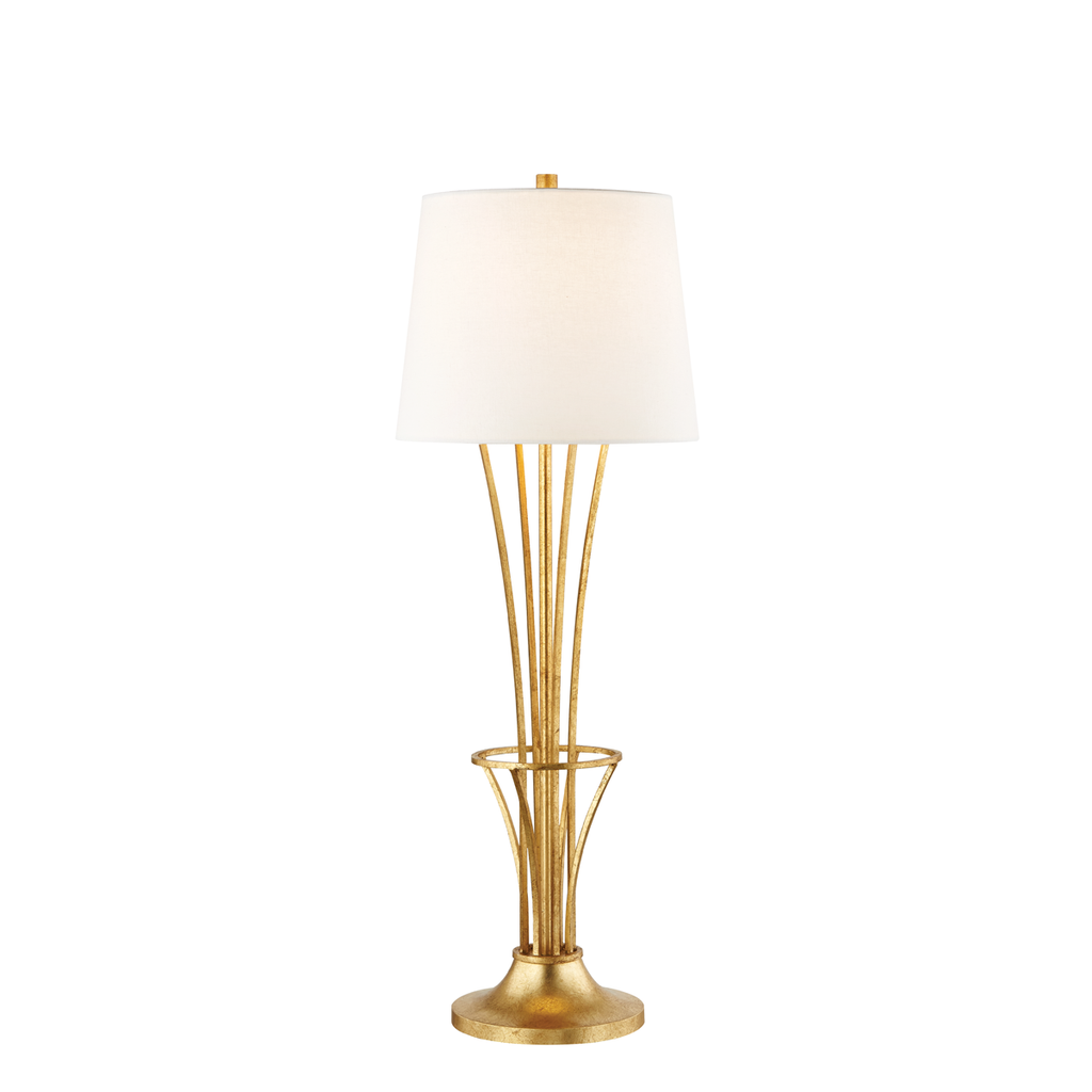 Hurley Table Lamp - Gold Leaf