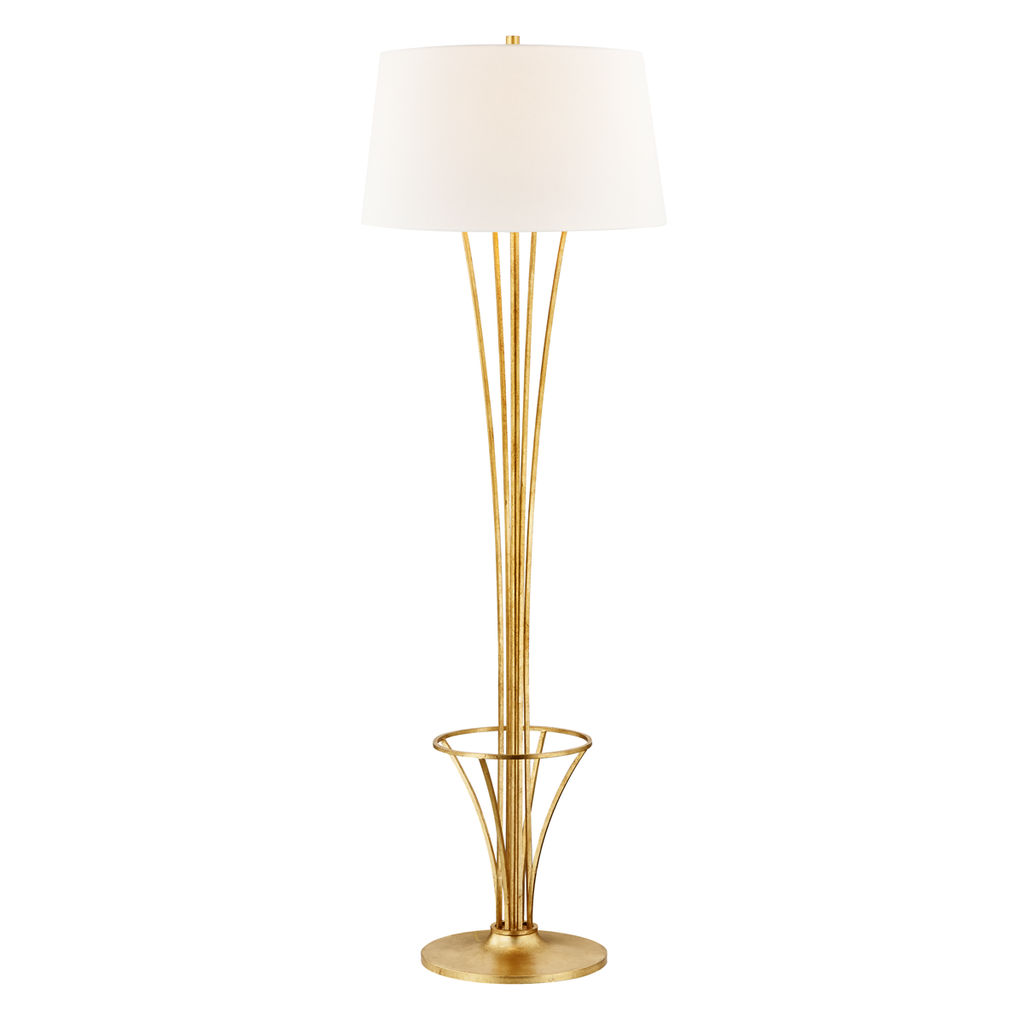 Hurley Floor Lamp - Gold Leaf