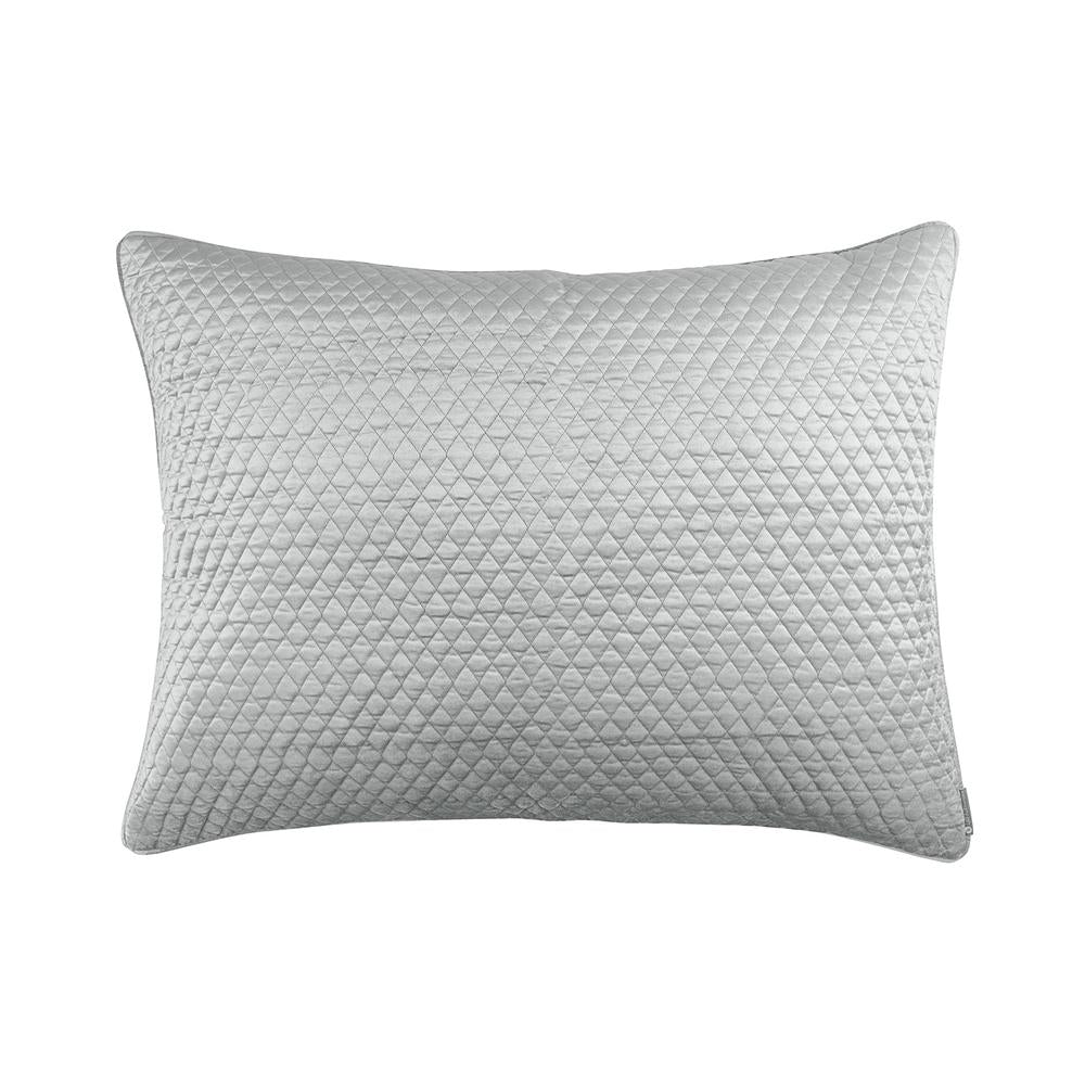 Valentina Quilted Luxe Euro Pillow Aquamarine 27X36