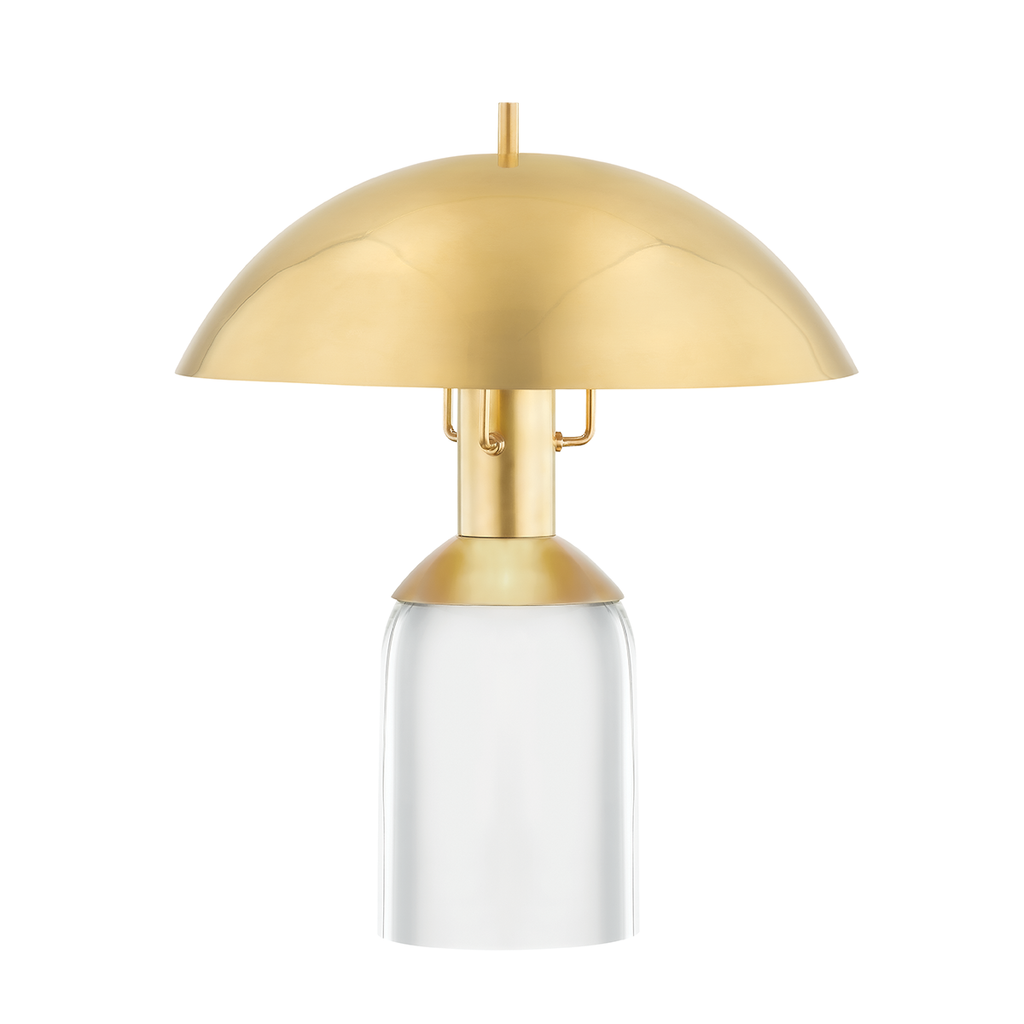 Bayside Table Lamp 16" - Aged Brass