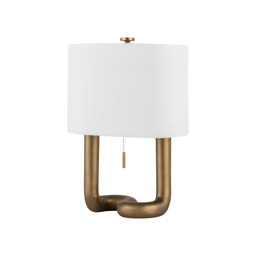 Armonk Table Lamp, Aged Brass
