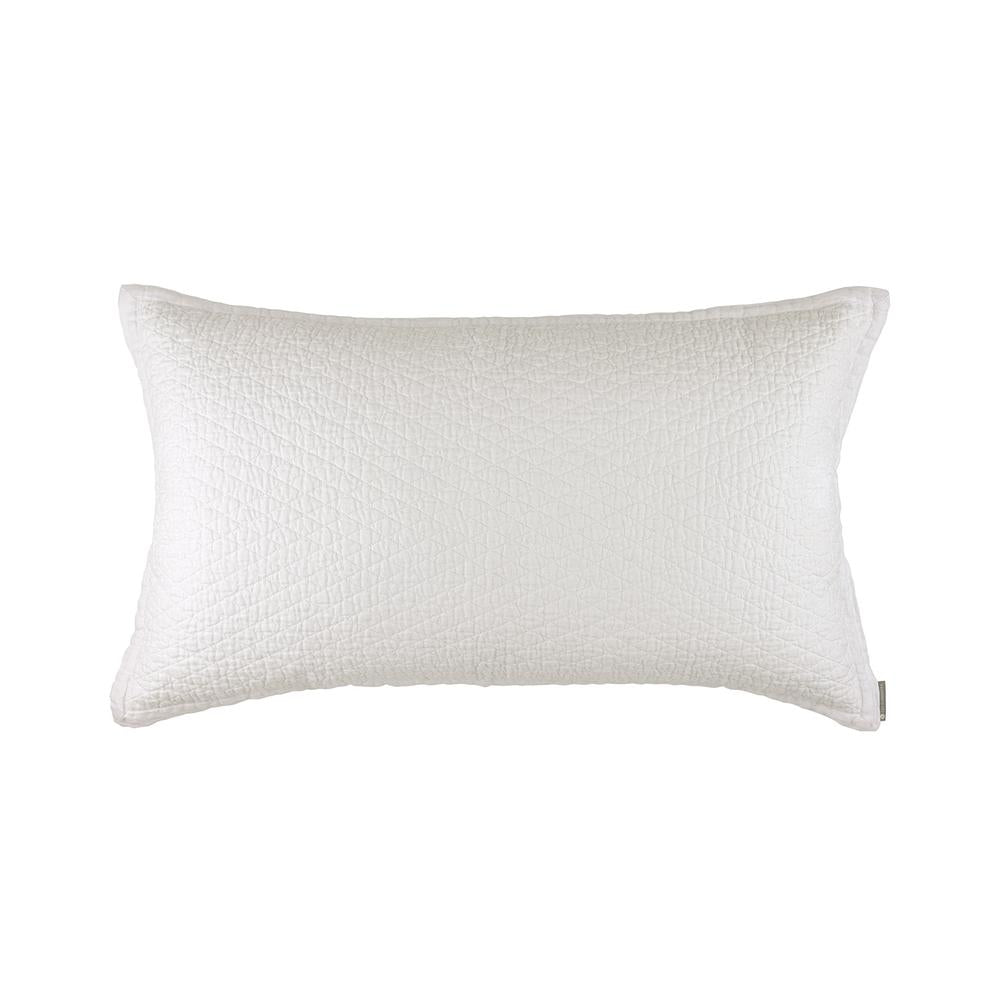 Dawn King Pillow White 20X36