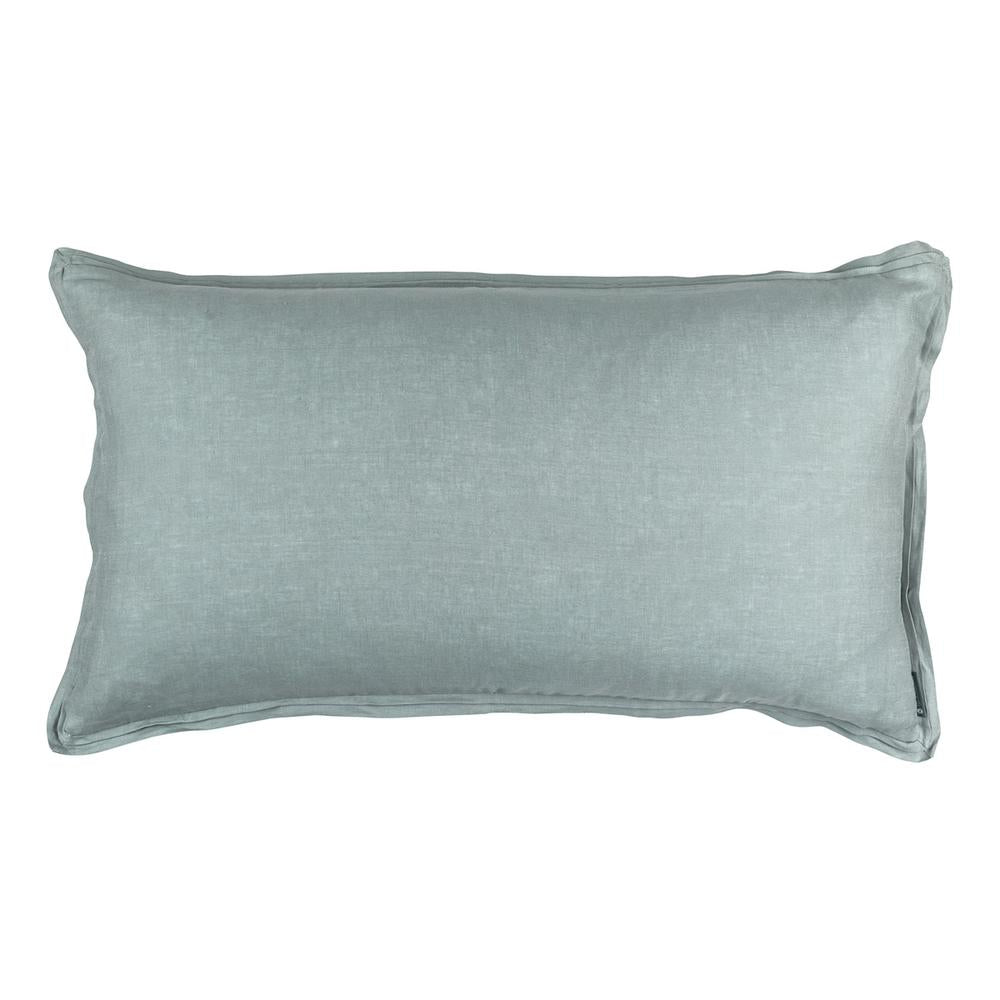 Bloom King Double Flange Pillow Sky Linen 20X36