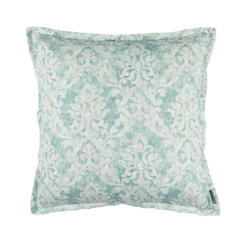 Milan Euro Pillow Spa Faded Damask Venetian Linen 26X26 (Insert Included)