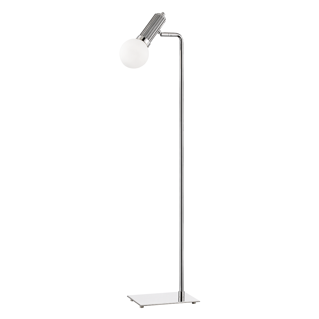 Reade Floor Lamp - Polished Nickel