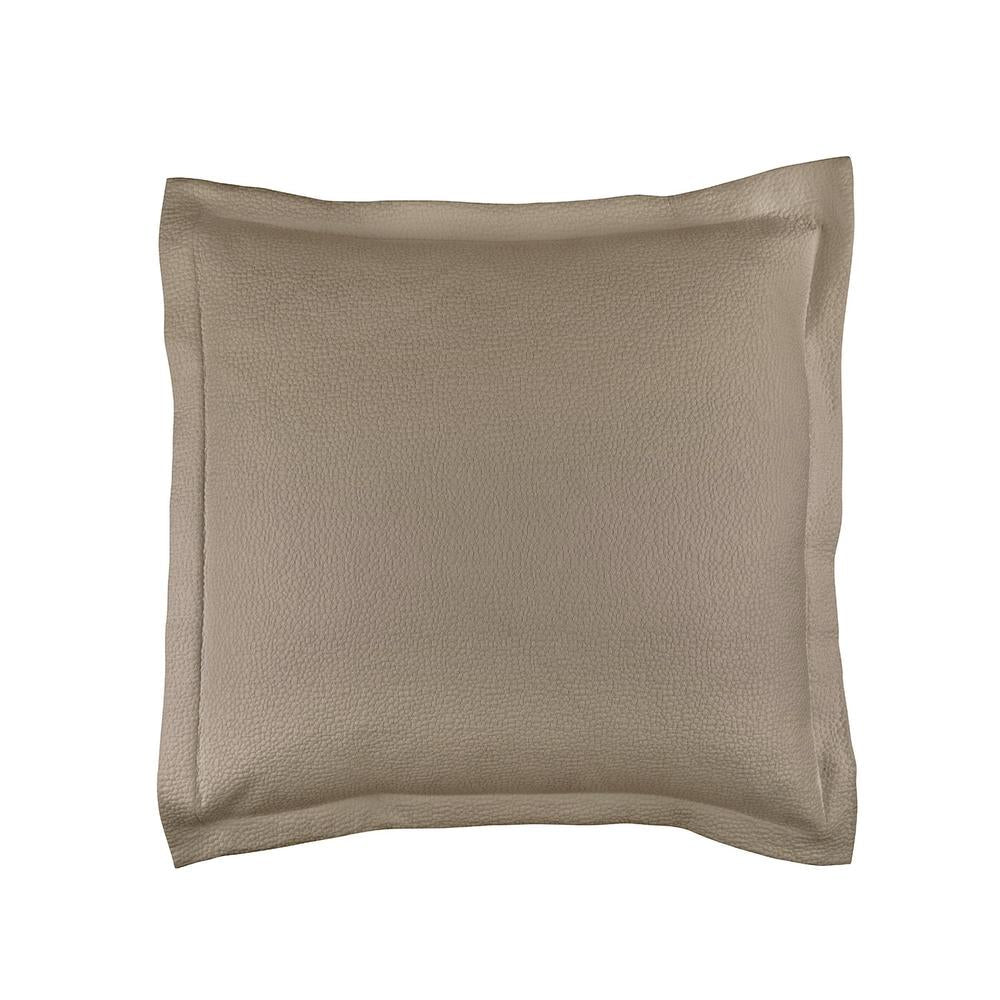 Gigi Euro Matelasse Pillow Taupe Cotton 26X26