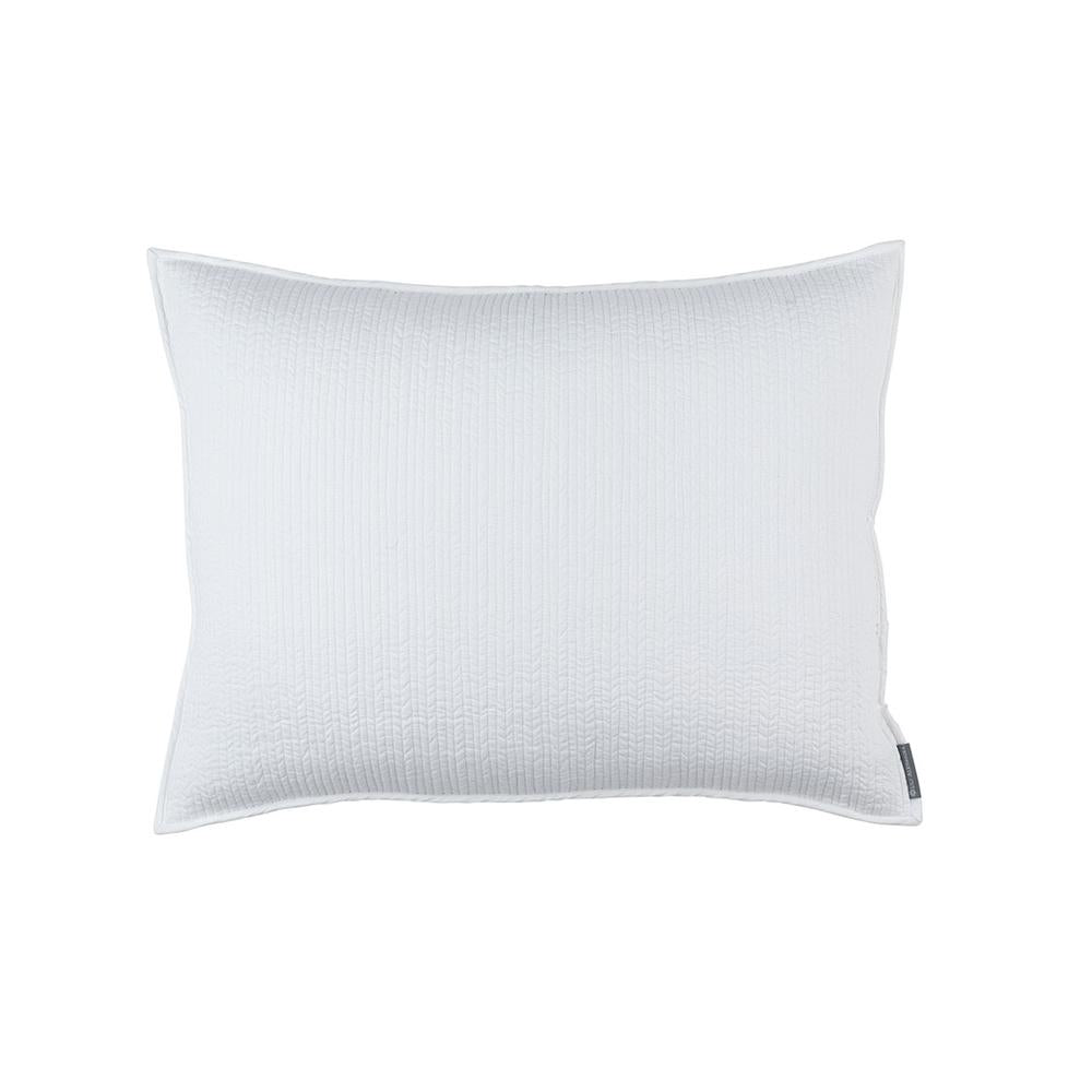 Retro Standard Pillow White Cotton 20X26