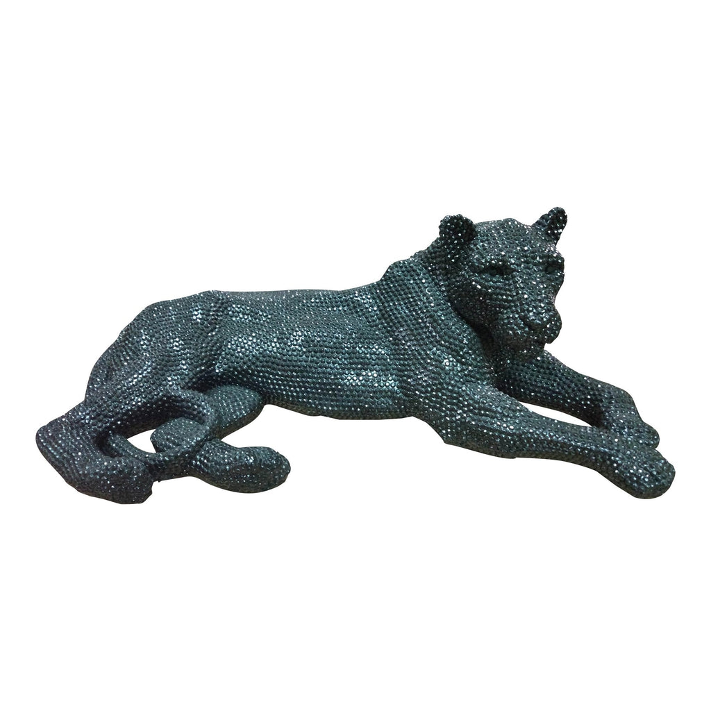 Panthera Statue Small, Black