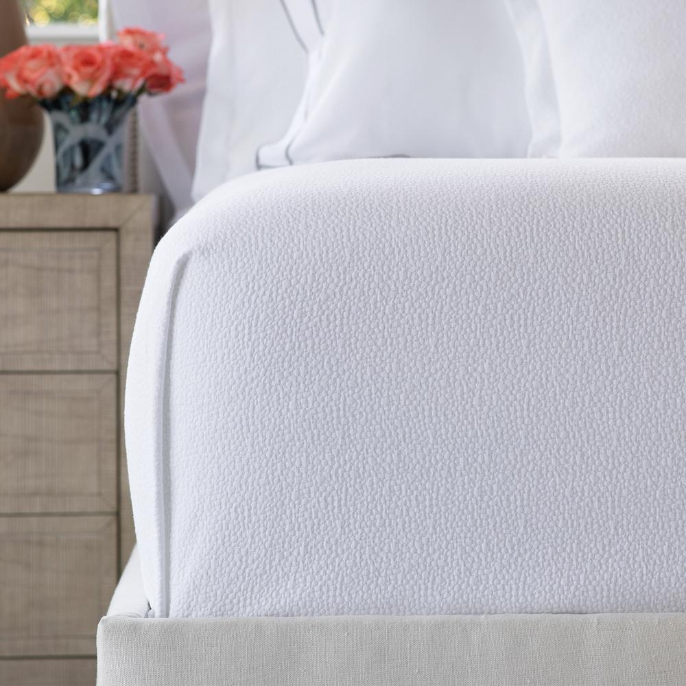 Gigi Matelasse Coverlet White Cotton King 112X98