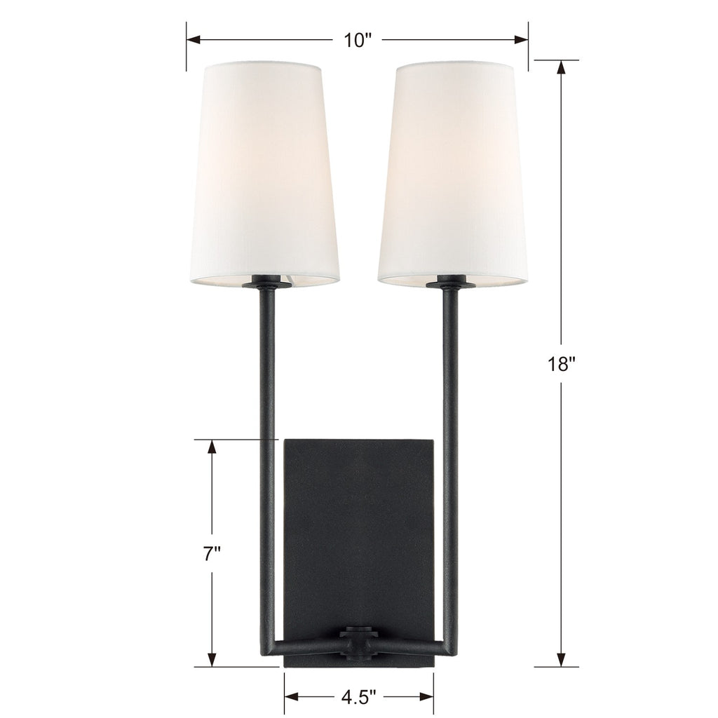 Lena 2 Light Sconce