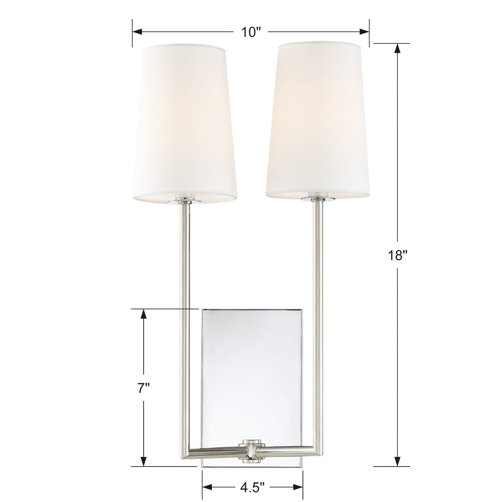 Lena 2 Light Sconce