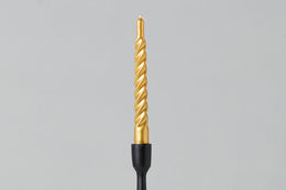 Gold Twisted Taper Candles, Set of 6