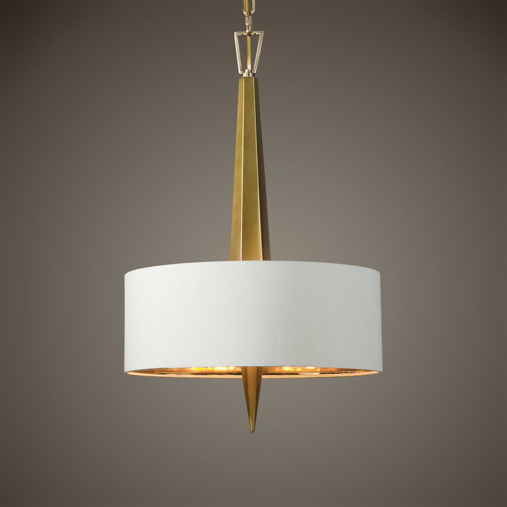 Obeliska 3 Light Gold Chandelier