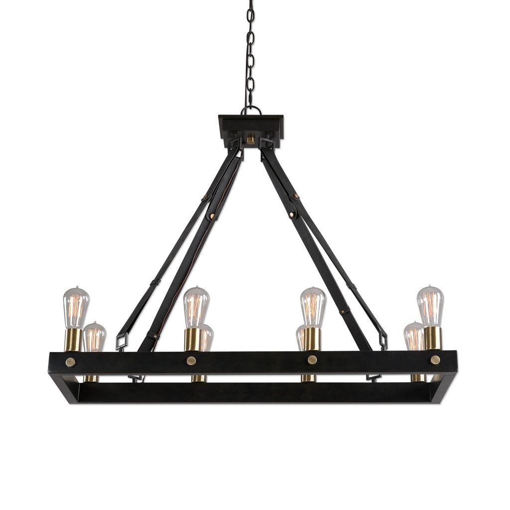 Marlow 8 Light Rectangle Chandelier