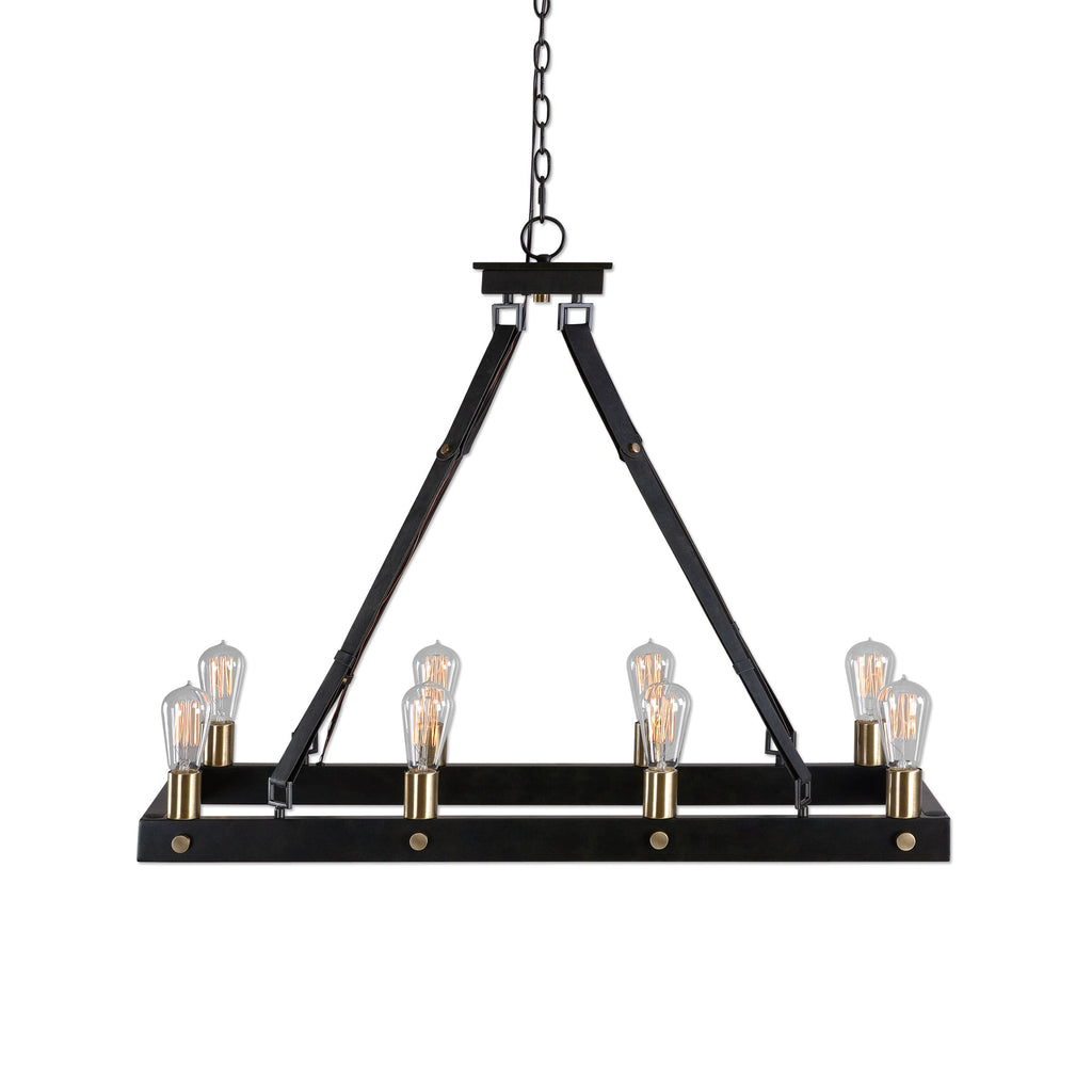 Marlow 8 Light Rectangle Chandelier