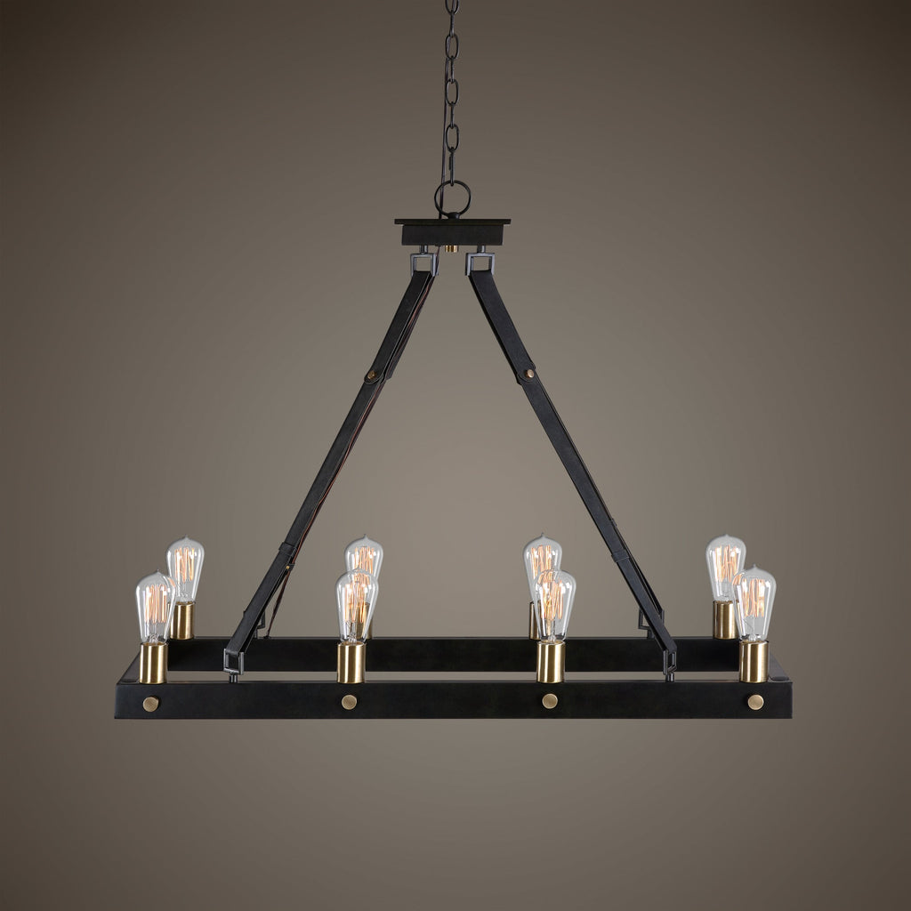 Marlow 8 Light Rectangle Chandelier