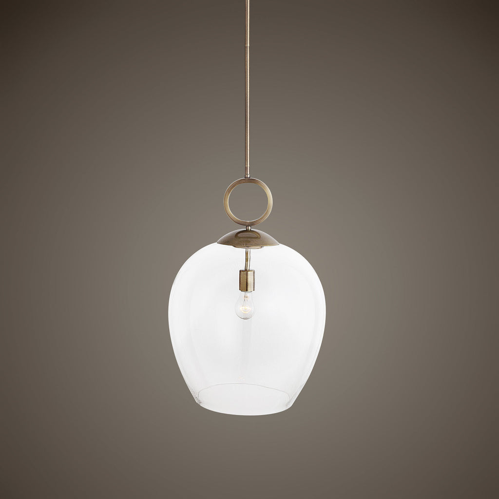 Calix Large Blown Glass 1 Light Pendant