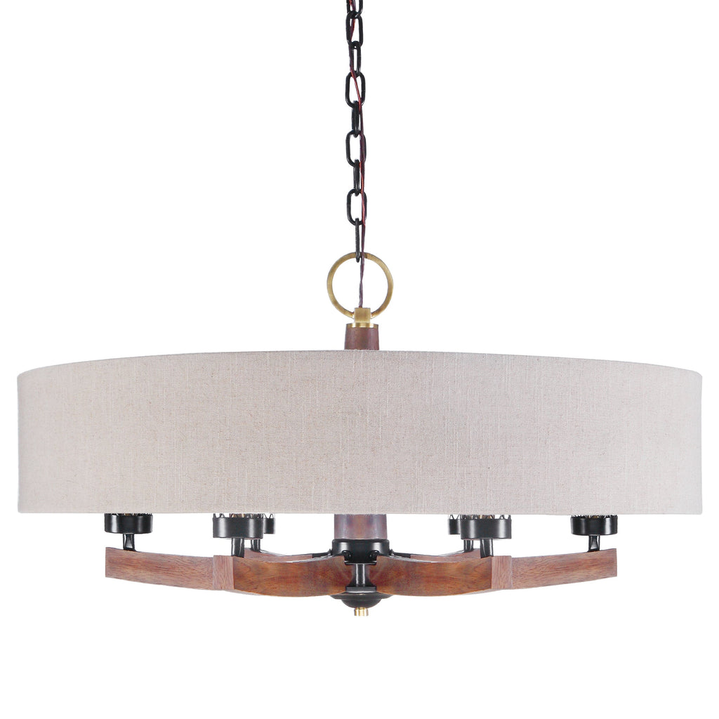 Woodall 6 Light Drum Chandelier