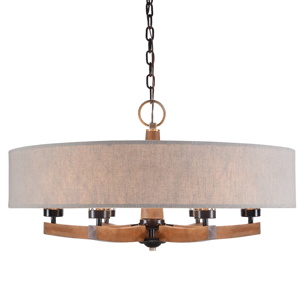 Woodall 6 Light Drum Chandelier