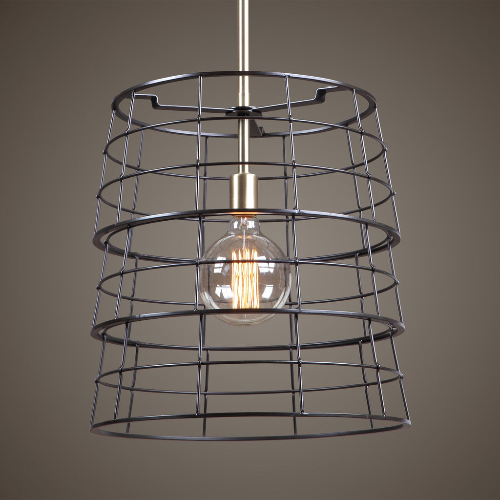 Grader 1 Light Cage Pendant