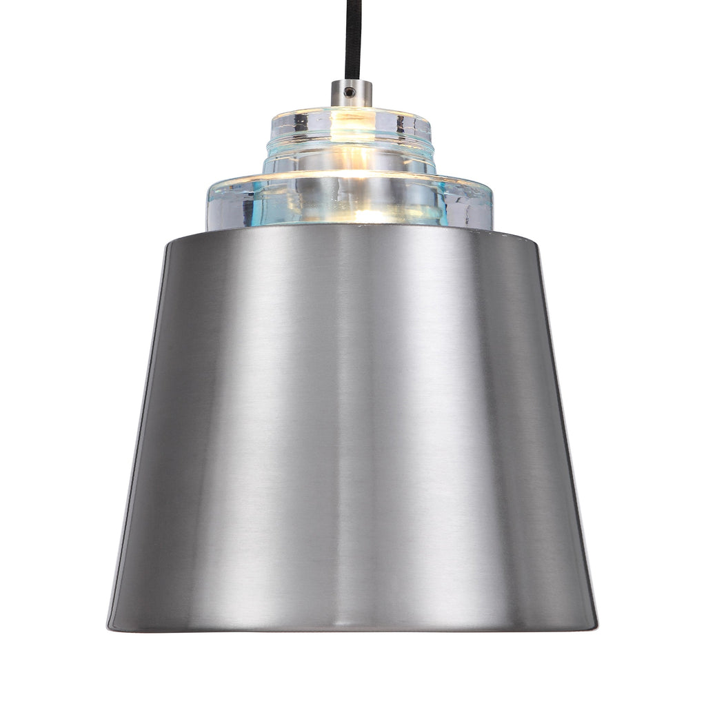 Pratt 1 Light Nickel Mini Pendant