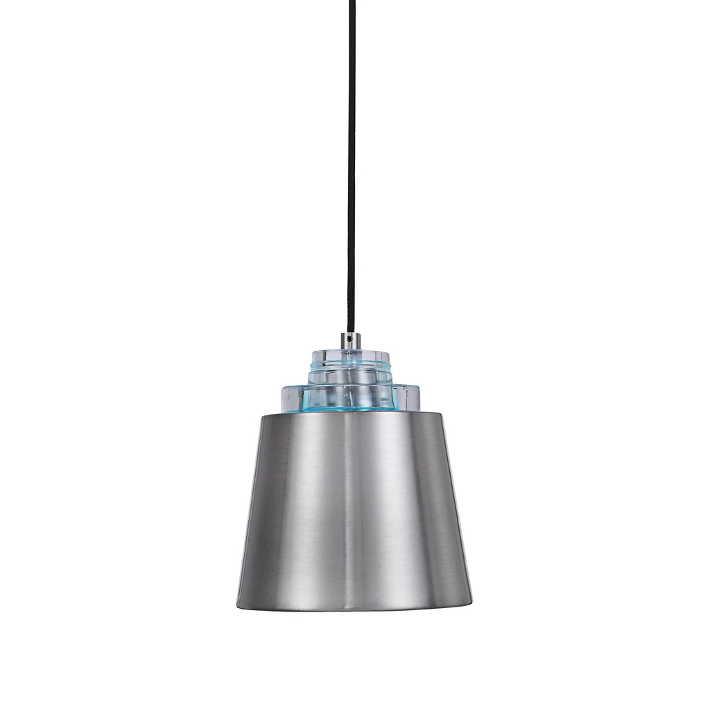 Pratt 1 Light Nickel Mini Pendant