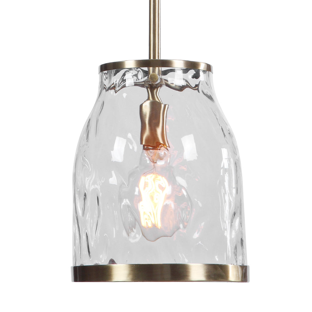 Crossley 1 Light Glass Mini Pendant