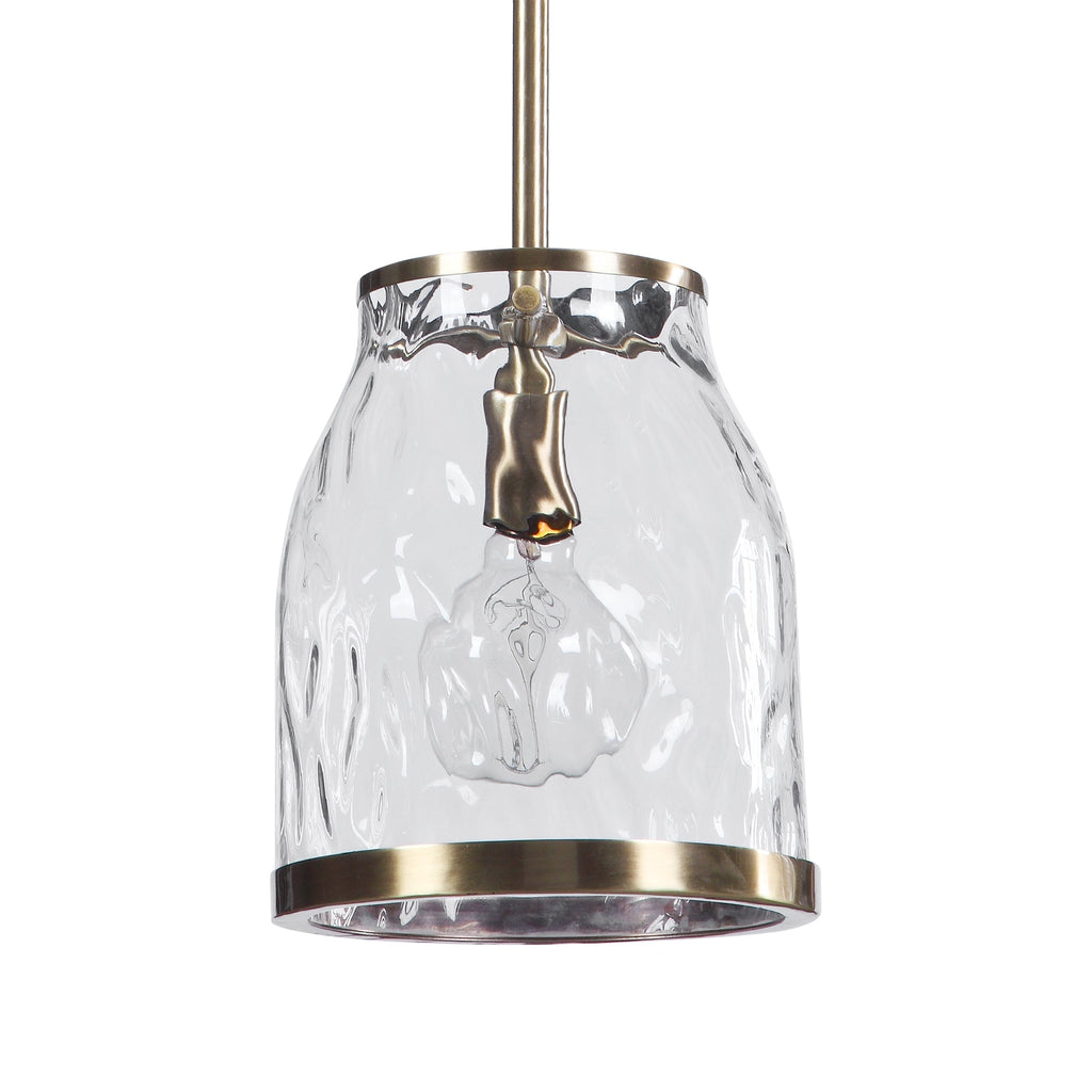 Crossley 1 Light Glass Mini Pendant