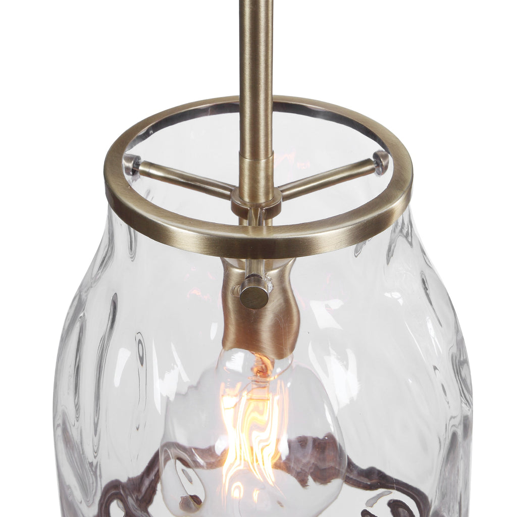 Crossley 1 Light Glass Mini Pendant