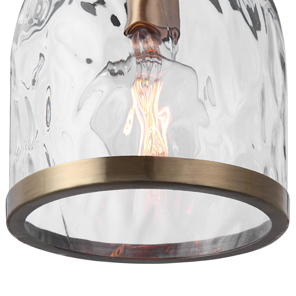 Crossley 1 Light Glass Mini Pendant