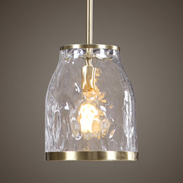 Crossley 1 Light Glass Mini Pendant