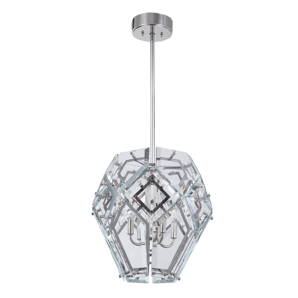 Noorvik 4 Light Geometric Pendant