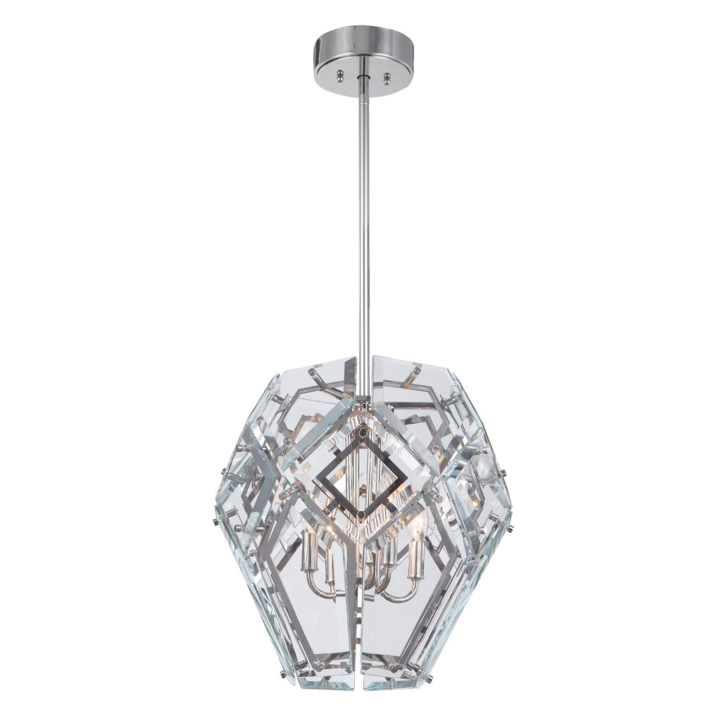 Noorvik 4 Light Geometric Pendant