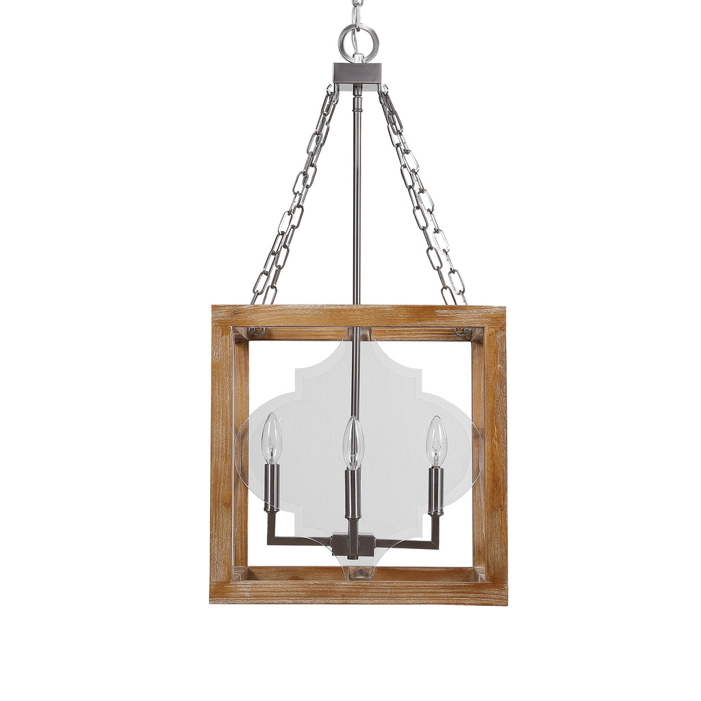 Perspex 4 Light Lantern Pendant