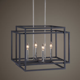 Quadrangle 4 Light Pendant