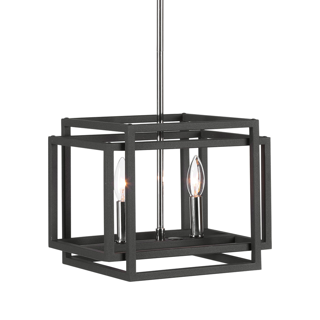 Quadrangle 2 Light Mini Pendant