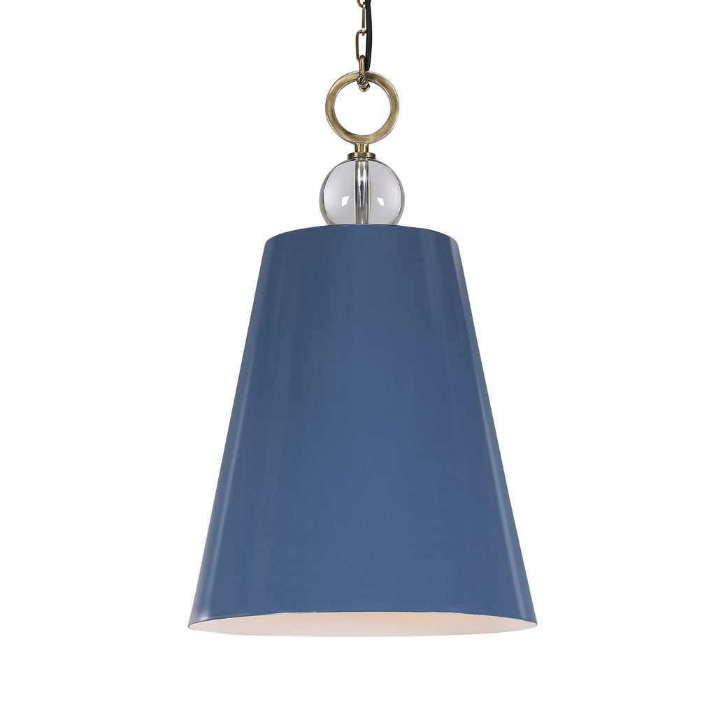 Delray Blue 1 Light Pendant