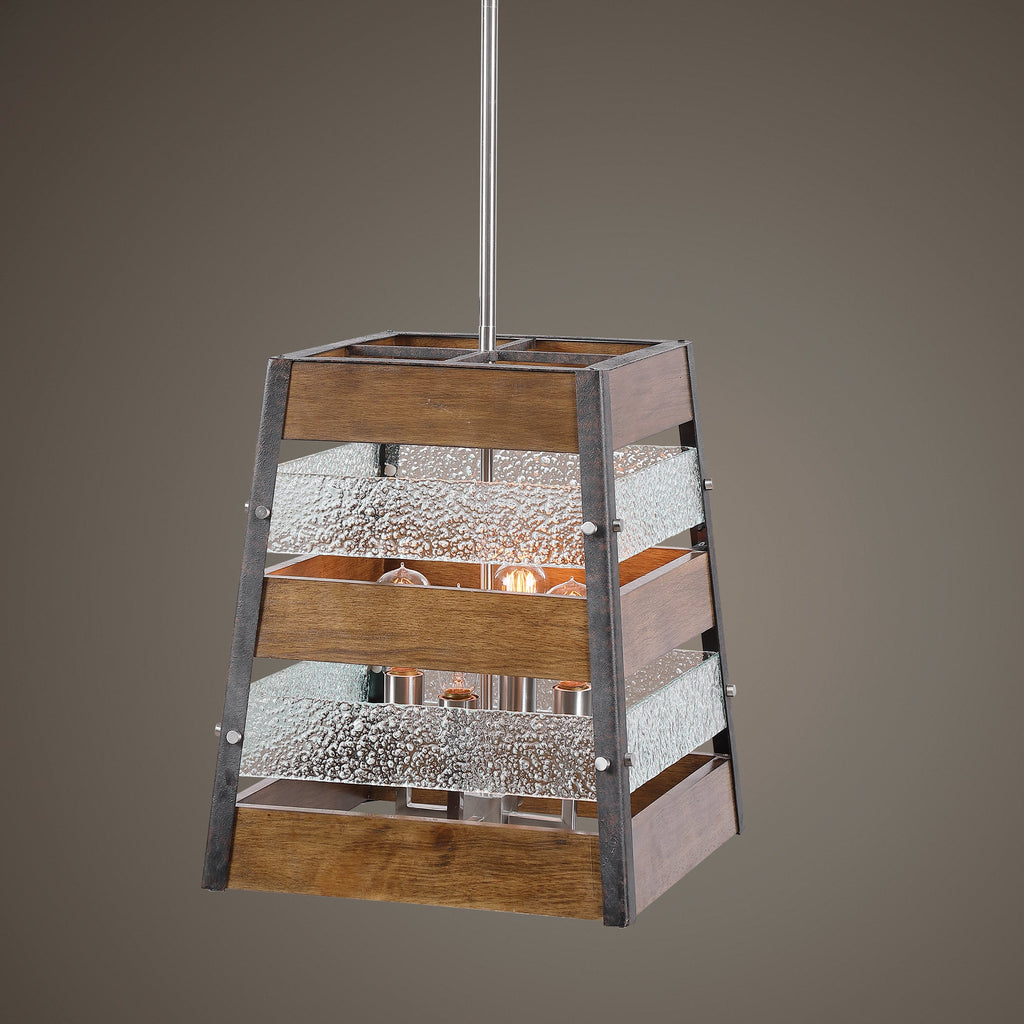 Glasshouse 4 Light Lantern Pendant